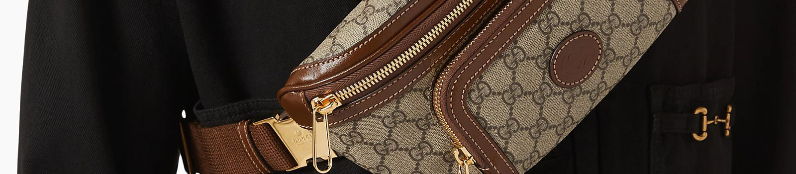 Купить мужскую поясную сумку, копия люкс бренда, с доставкой по России