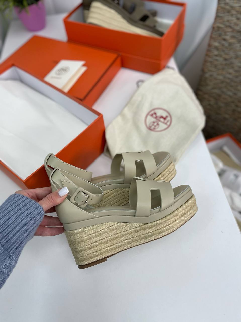 Повседневные эспадрильи Hermes Elda BP-30303 Повседневные эспадрильи Hermes Elda BP-30303