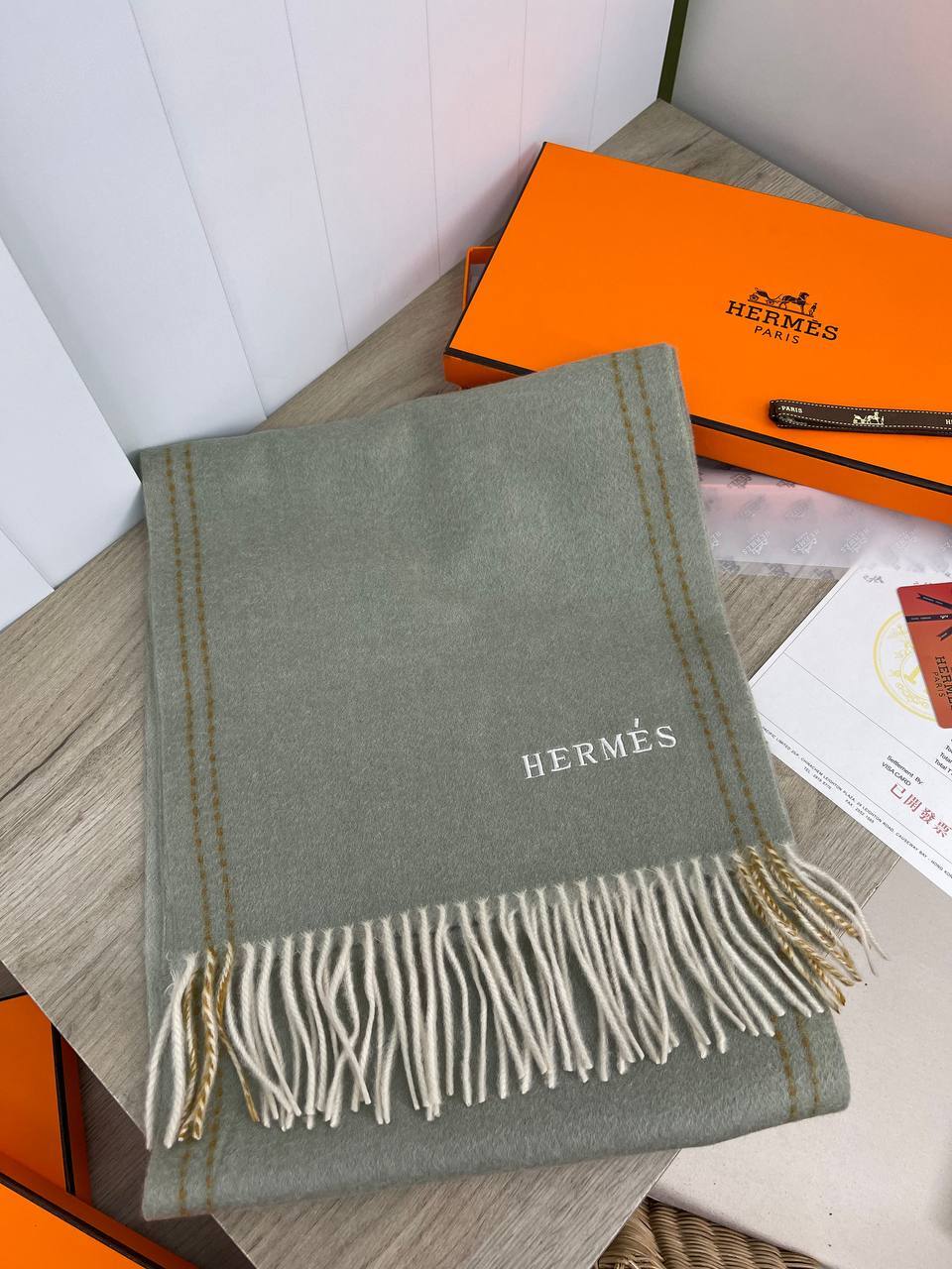 Шарф для мужчин Hermes BP-20553 Шарф для мужчин Hermes BP-20553