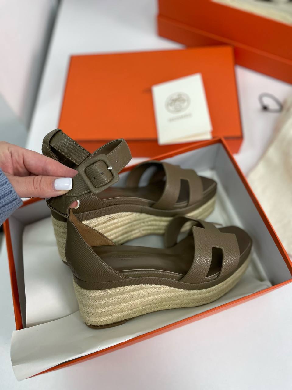 Трендовые эспадрильи Hermes Elda BP-30302 Трендовые эспадрильи Hermes Elda BP-30302