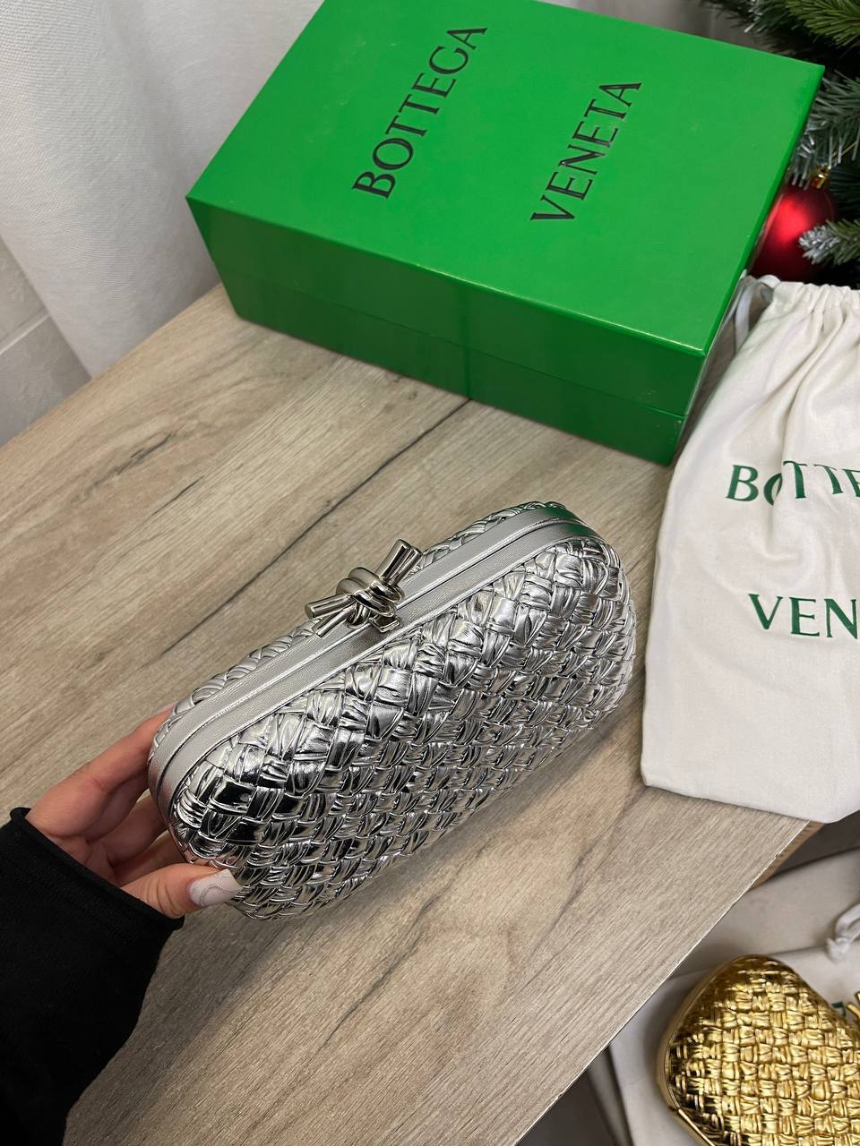 Клатч Bottega Veneta премиальный BP-45128 Клатч Bottega Veneta премиальный BP-45128