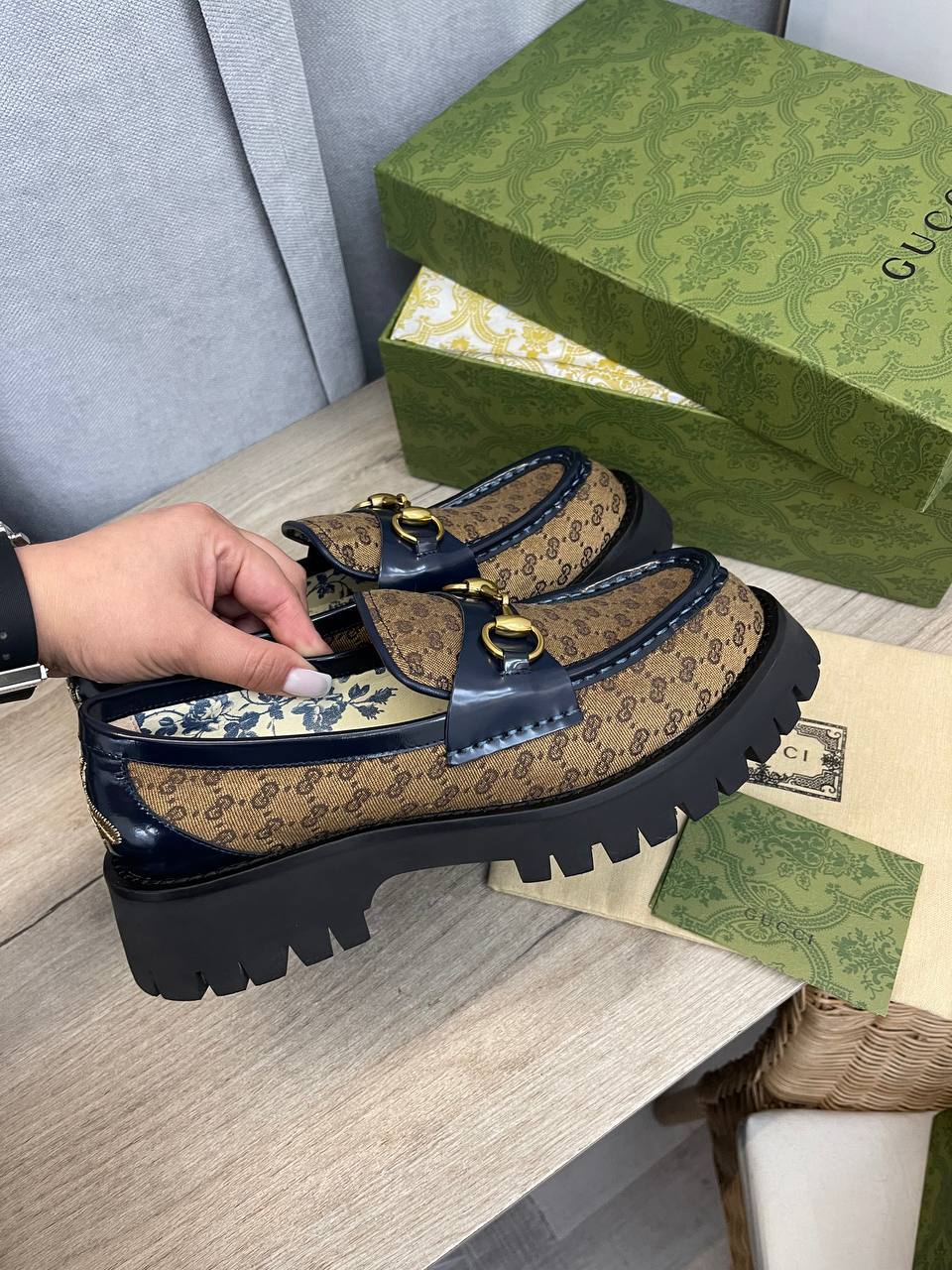 Трендовые лоферы Gucci BP-38430 Трендовые лоферы Gucci BP-38430