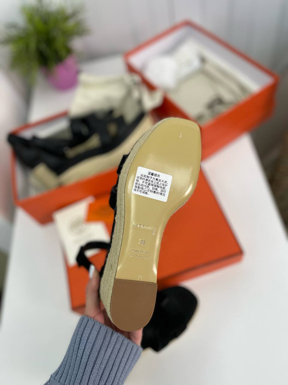 Премиум эспадрильи Hermes Elda BP-30301 Премиум эспадрильи Hermes Elda BP-30301