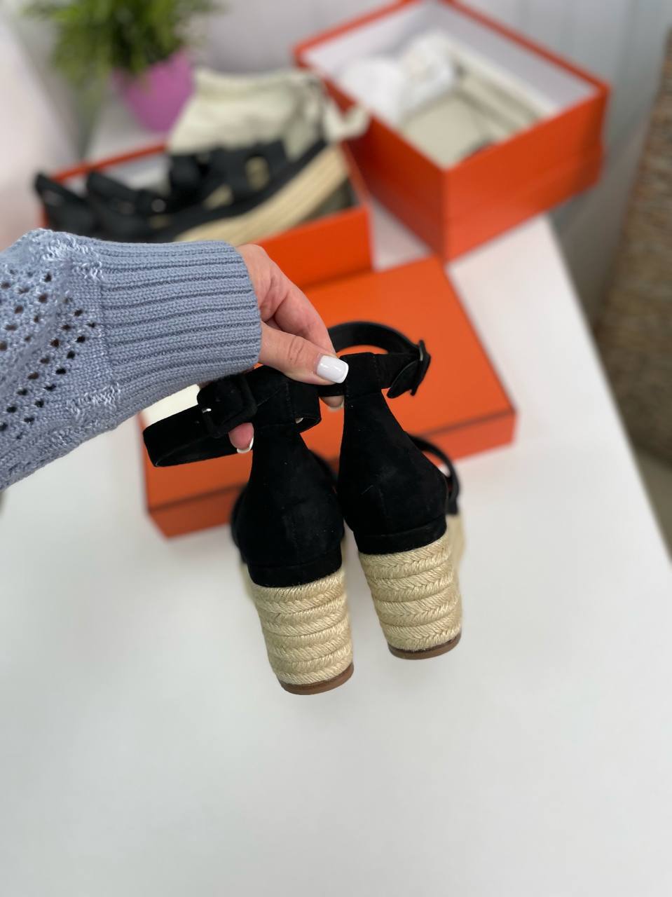 Премиум эспадрильи Hermes Elda BP-30301 Премиум эспадрильи Hermes Elda BP-30301