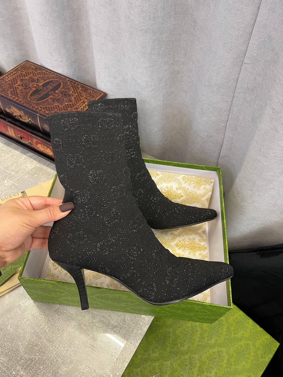 Люкс ботильоны Gucci BP-40964 Люкс ботильоны Gucci BP-40964