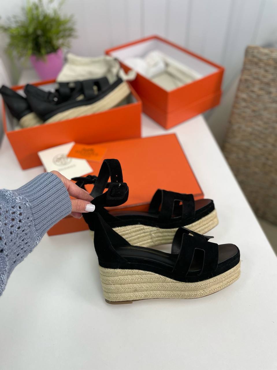 Премиум эспадрильи Hermes Elda BP-30301 Премиум эспадрильи Hermes Elda BP-30301