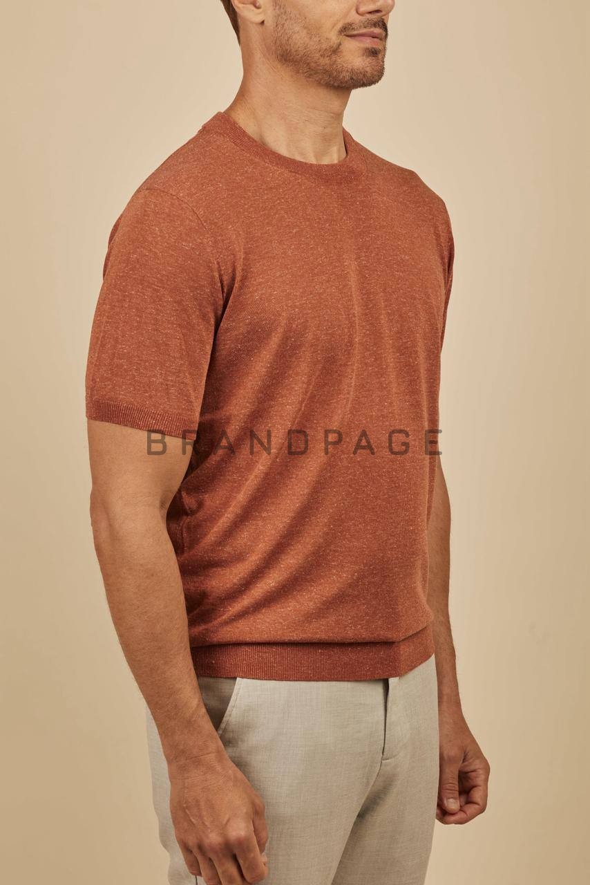 Футболка трикотажная из льна и тенселя RC BPLUX12340 Футболка трикотажная из льна и тенселя RC BPLUX12340