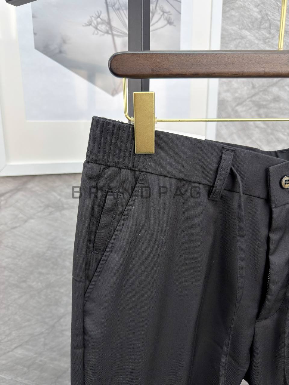 Брюки из хлопка Brunello Cucinelli BPLUX13007 Брюки из хлопка Brunello Cucinelli BPLUX13007