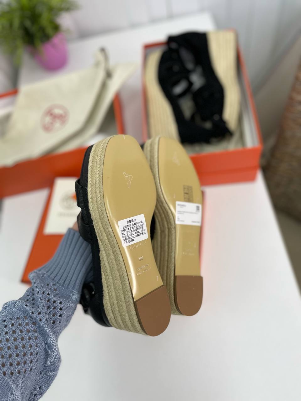 Коллекционные эспадрильи Hermes Elda BP-30300 Коллекционные эспадрильи Hermes Elda BP-30300