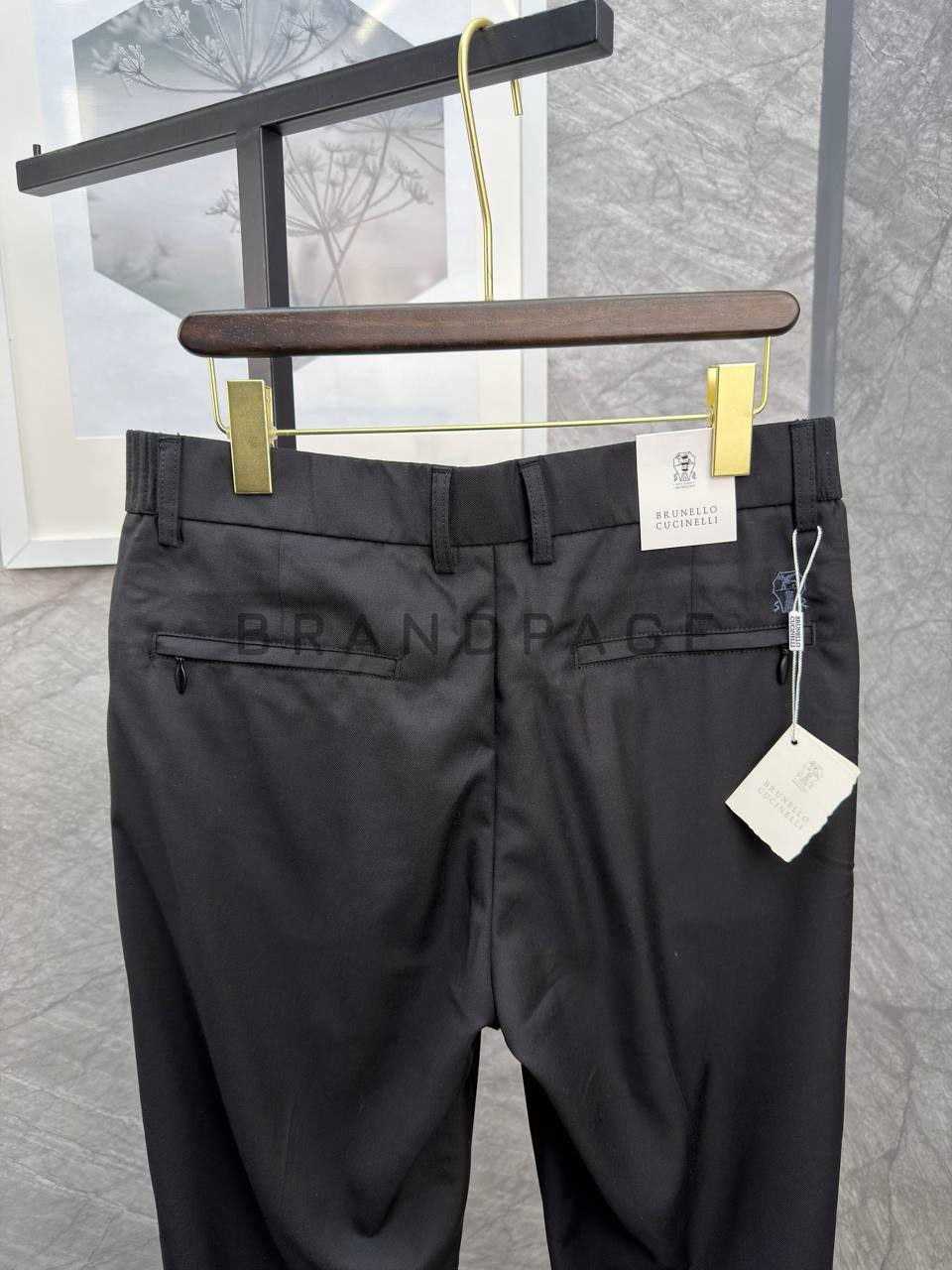 Брюки из хлопка Brunello Cucinelli BPLUX13007 Брюки из хлопка Brunello Cucinelli BPLUX13007