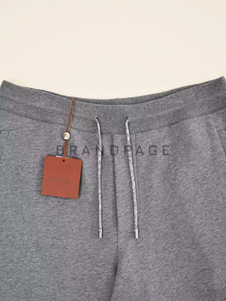 Трикотажные шорты из хлопка Loro Piana BPLUX12317 Трикотажные шорты из хлопка Loro Piana BPLUX12317