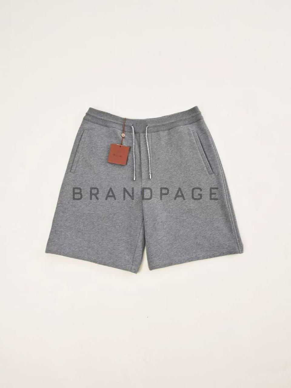 Трикотажные шорты из хлопка Loro Piana BPLUX12317 Трикотажные шорты из хлопка Loro Piana BPLUX12317