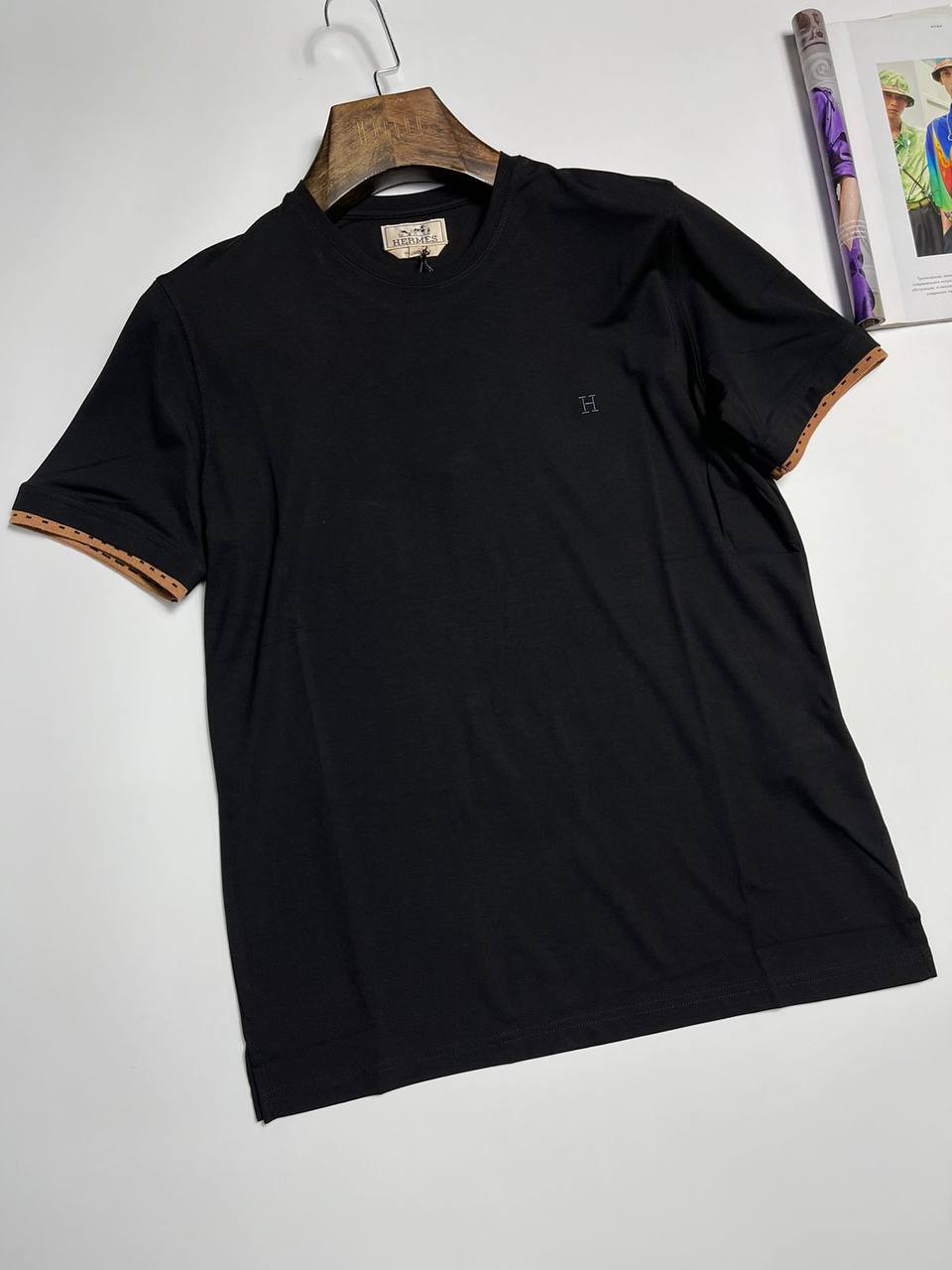 Hermes футболка мужская BP-48689 Hermes футболка мужская BP-48689