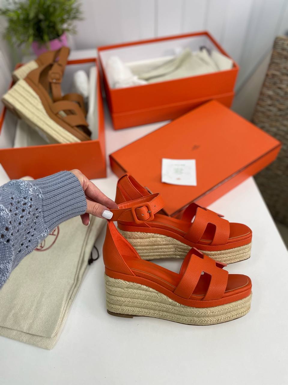 Повседневные эспадрильи Hermes Elda BP-30299 Повседневные эспадрильи Hermes Elda BP-30299