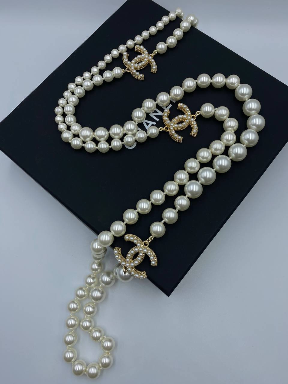 Бусы 160 см коллекционные Chanel BP-42458 Бусы 160 см коллекционные Chanel BP-42458