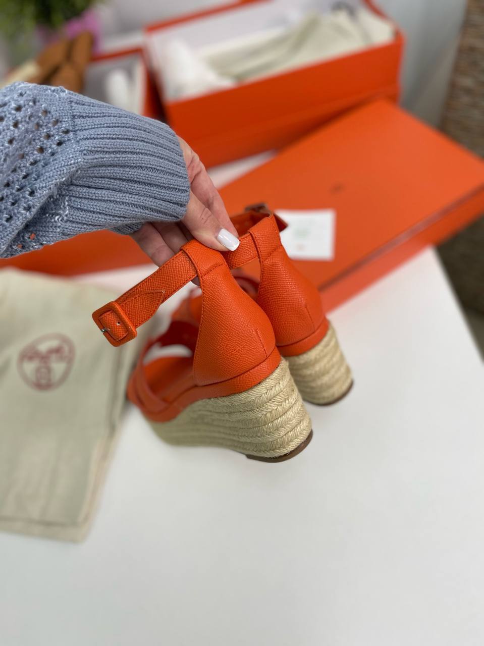 Повседневные эспадрильи Hermes Elda BP-30299 Повседневные эспадрильи Hermes Elda BP-30299