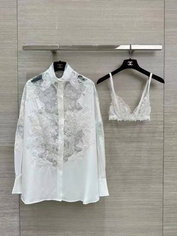 Блузка с топом трендовая Ermanno Scervino BP-52398 Блузка с топом трендовая Ermanno Scervino BP-52398