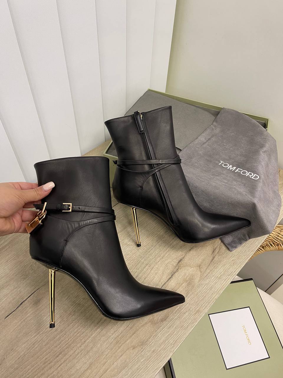 Кожаные премиум ботильоны Tom Ford BP-23153 Кожаные премиум ботильоны Tom Ford BP-23153