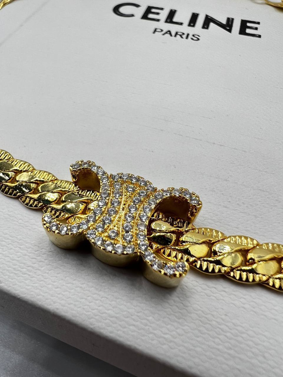 Элитное колье-чокер Celine BP-48028 Элитное колье-чокер Celine BP-48028