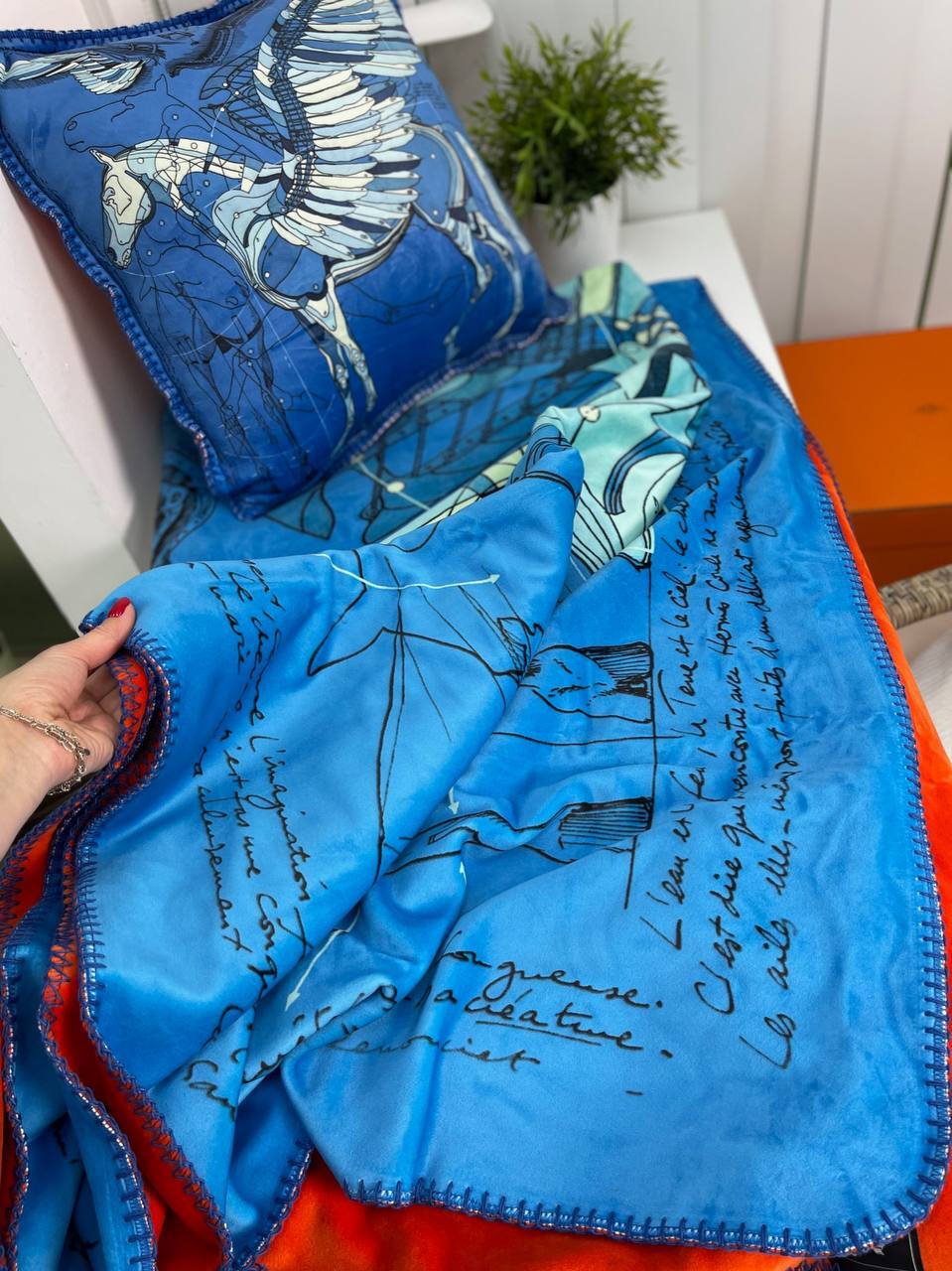 Плед стильный Hermes BP-24472 Плед стильный Hermes BP-24472