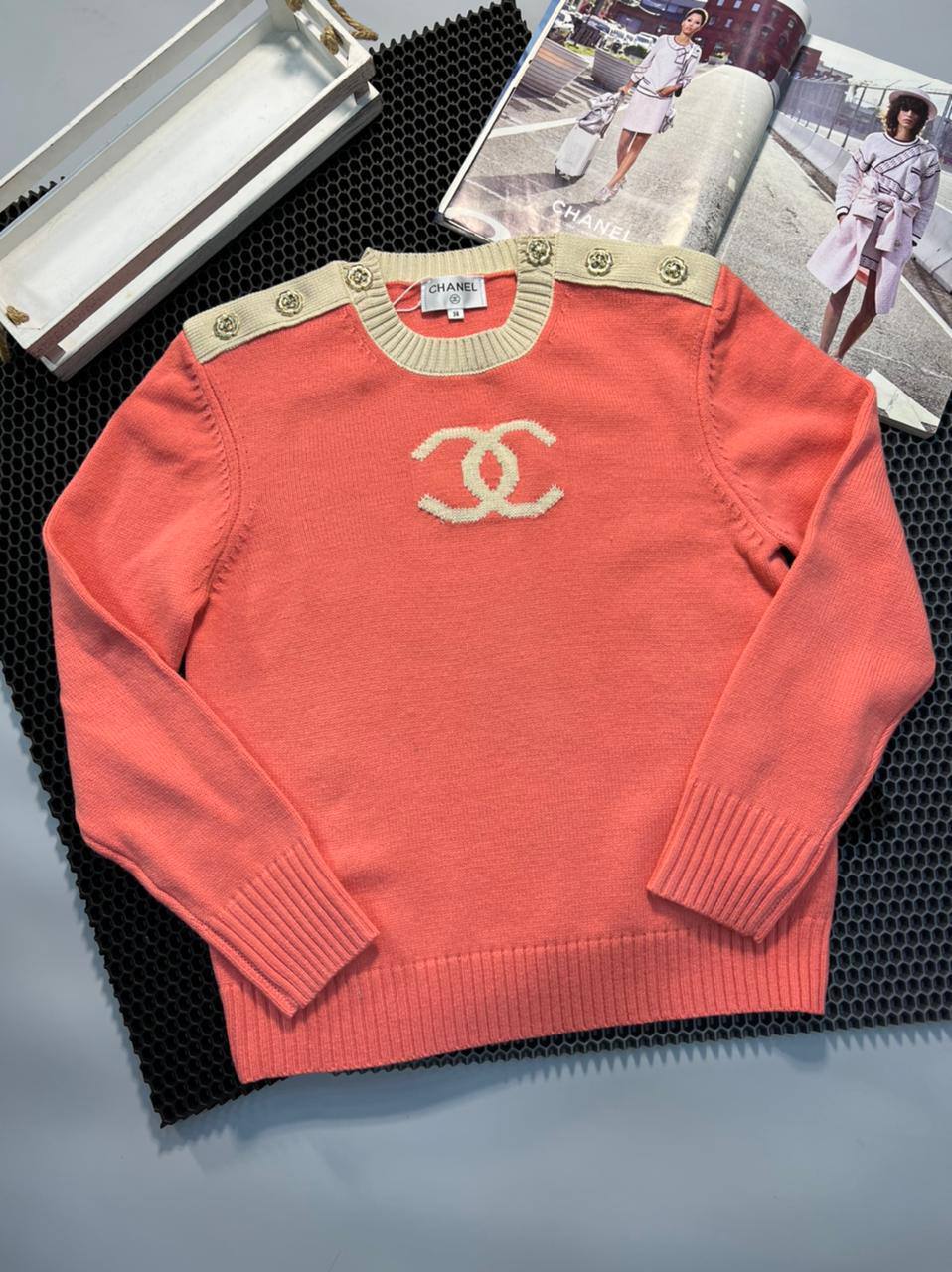 Женский свитер повседневный Chanel BP-22022 Женский свитер повседневный Chanel BP-22022