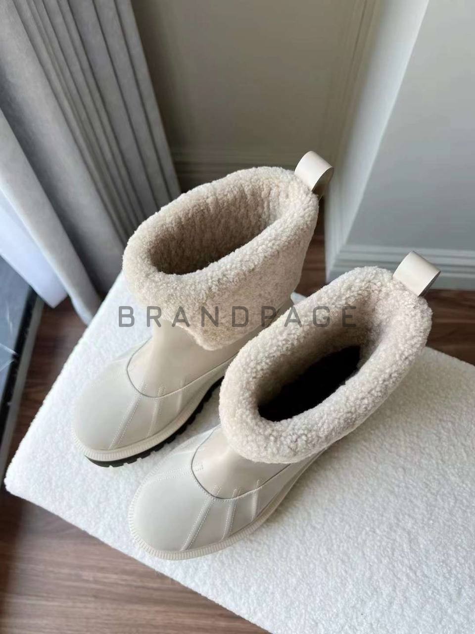 Женские ботинки из меха Loro Piana Regent BPLUX12540 Женские ботинки из меха Loro Piana Regent BPLUX12540