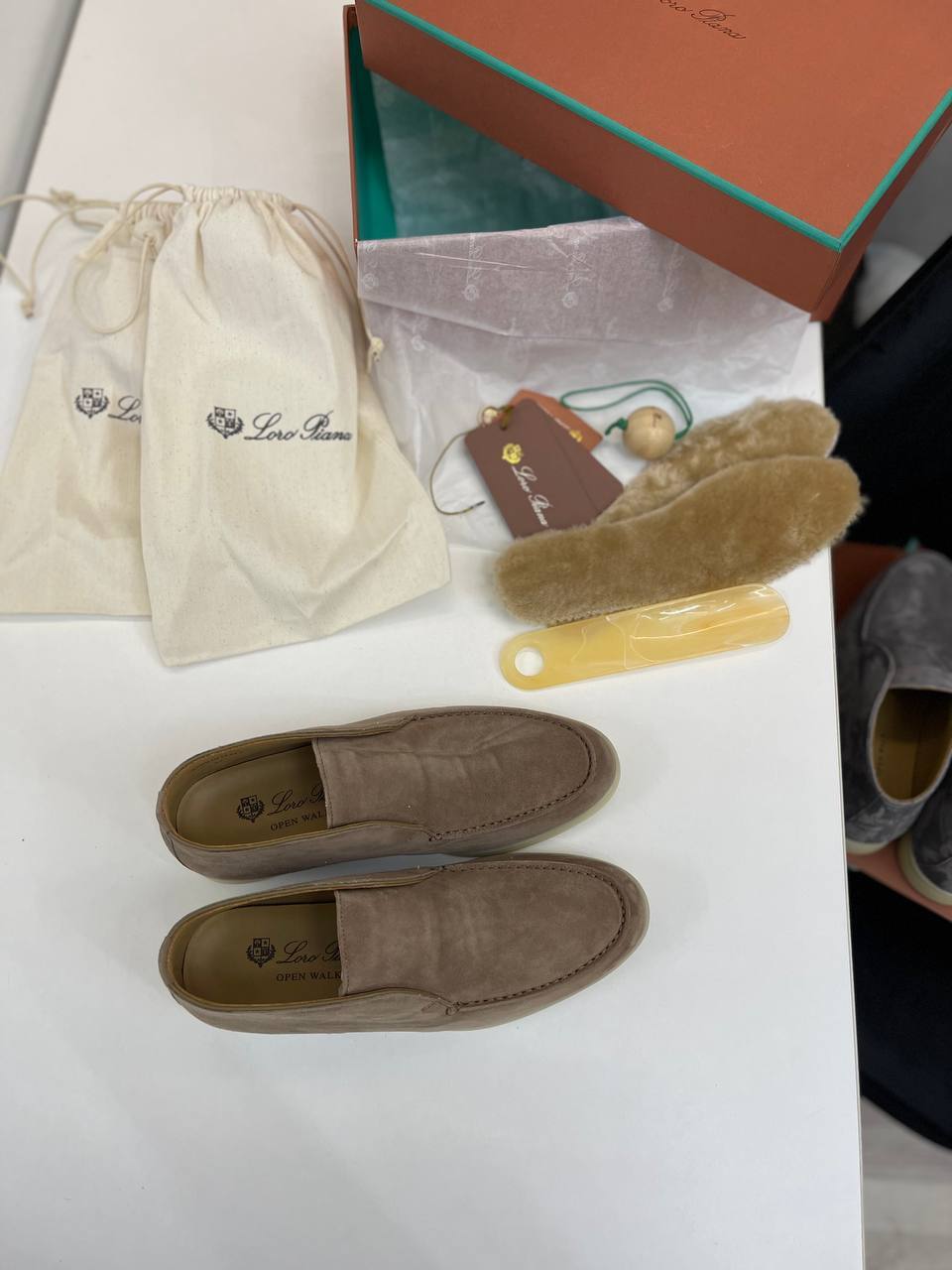 Ботинки женские коричневые лимитированные Loro Piana BP-39531 Ботинки женские коричневые лимитированные Loro Piana BP-39531