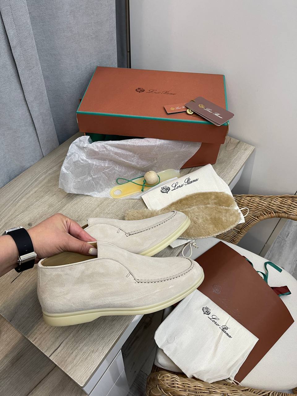 Ботинки женские премиум Loro Piana BP-40033 Ботинки женские премиум Loro Piana BP-40033