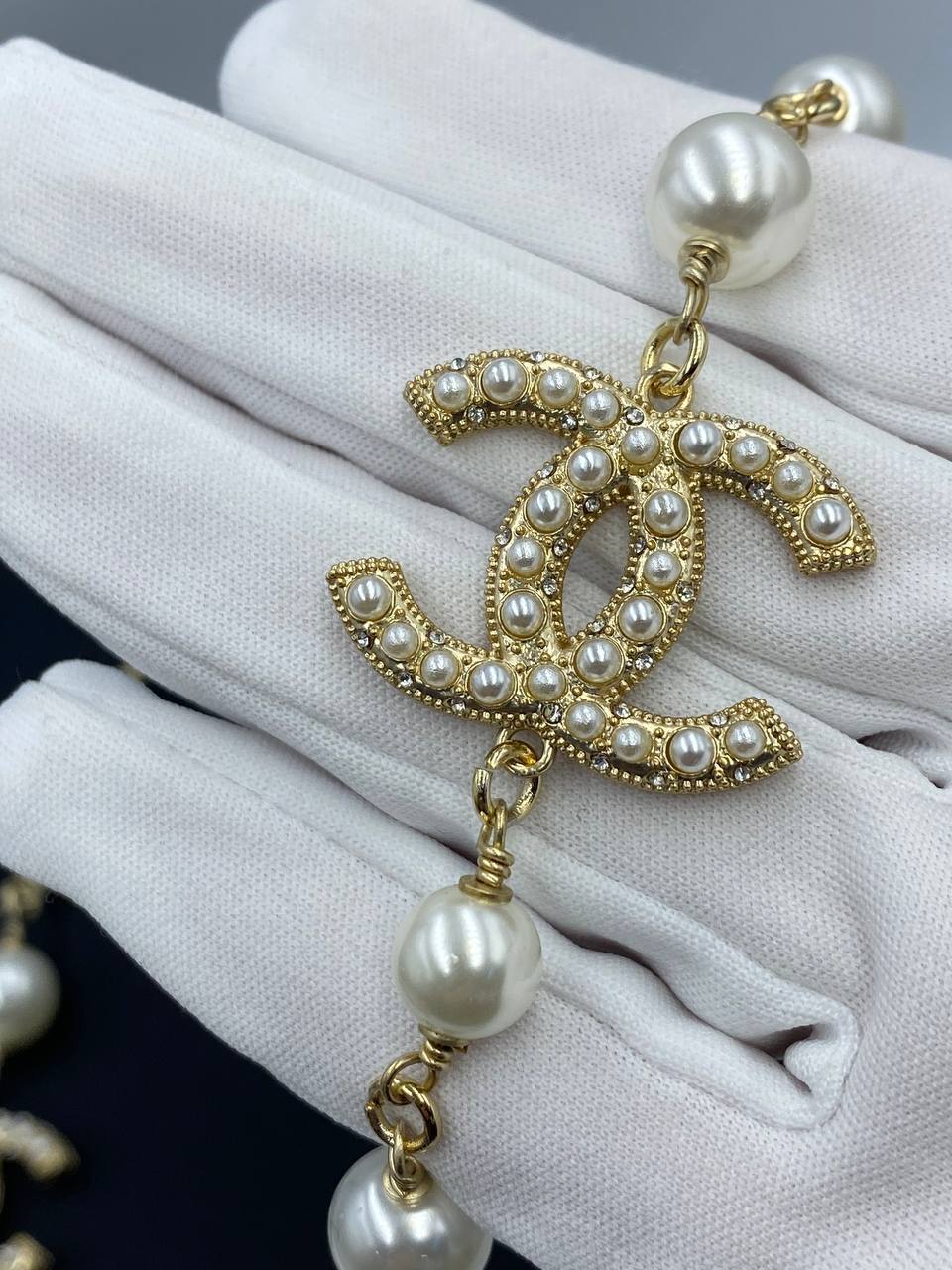 Бусы 122 см премиум Chanel BP-42462 Бусы 122 см премиум Chanel BP-42462