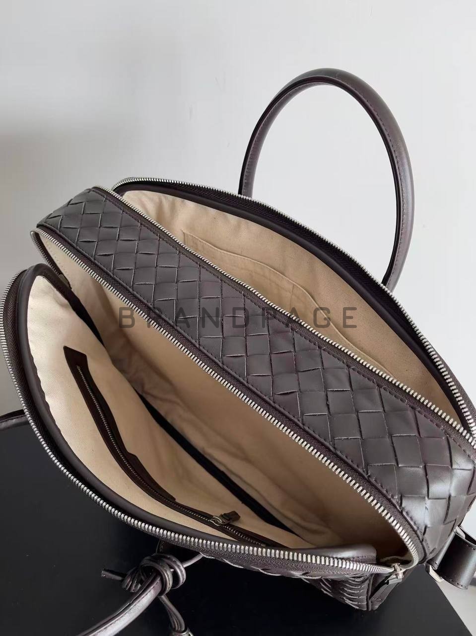 Портфель из телячьей кожи Bottega Veneta BPLUX13200