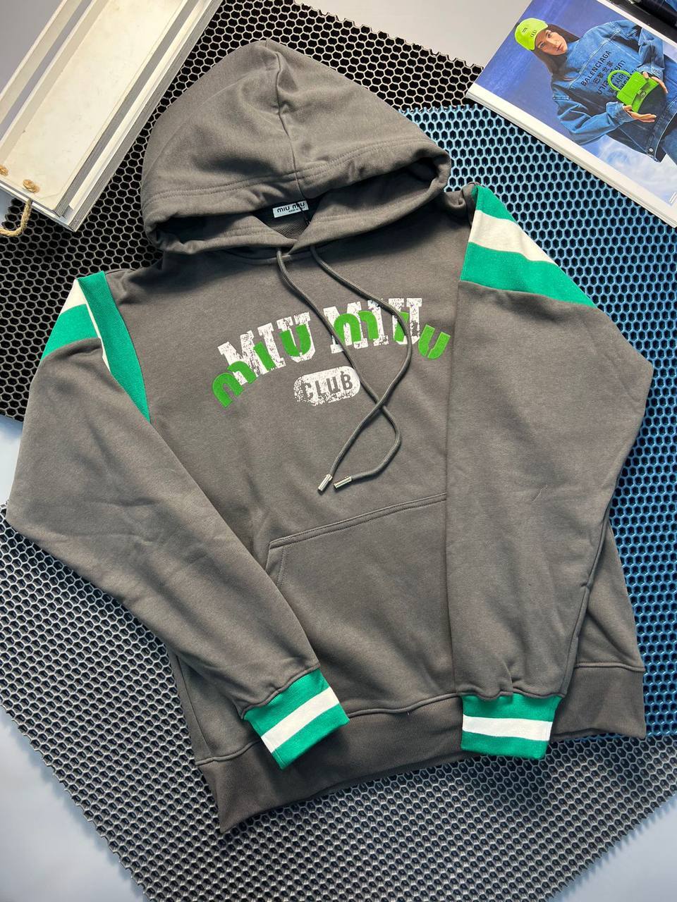 Худи Miu Miu премиум BP-20948 Худи Miu Miu премиум BP-20948