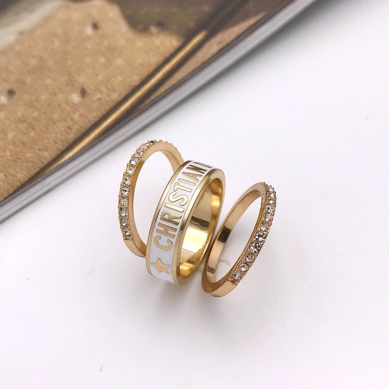 Кольцо Christian Dior BP-27964 трендовое Кольцо Christian Dior BP-27964 трендовое