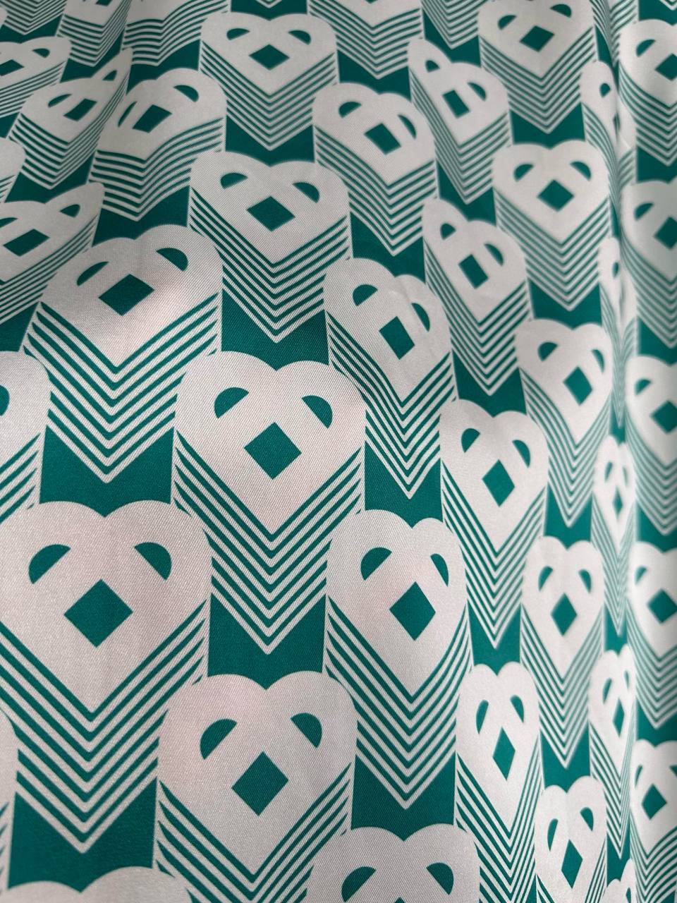 Стильный костюм бело-зеленый Casablanca BP-383353 Стильный костюм бело-зеленый Casablanca BP-383353