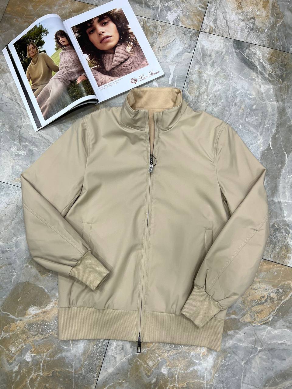 Двухсторонний бомбер коллекционный Loro Piana BP-22028 Двухсторонний бомбер коллекционный Loro Piana BP-22028