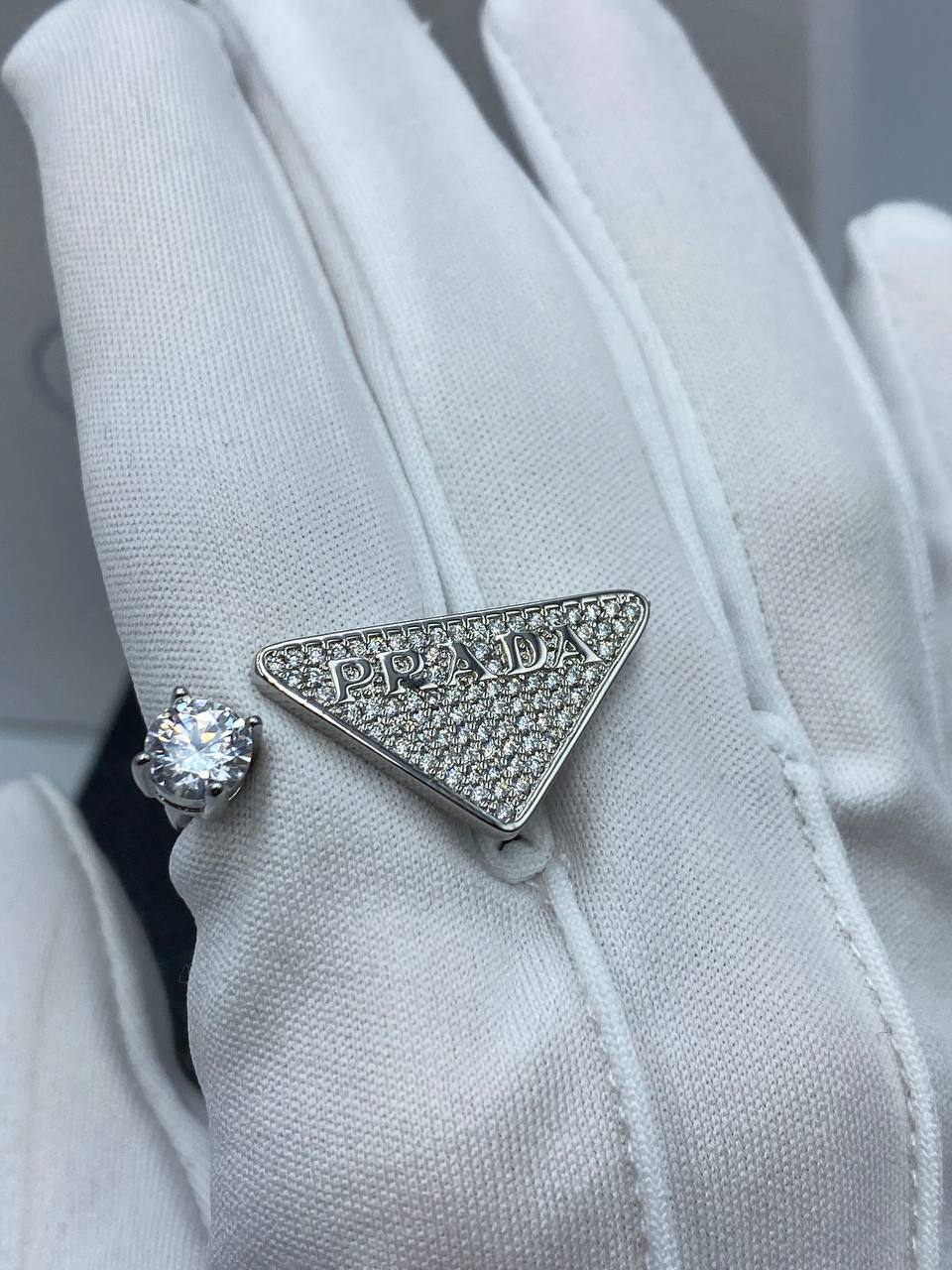 Кольцо Prada премиальное BP-42582 Кольцо Prada премиальное BP-42582