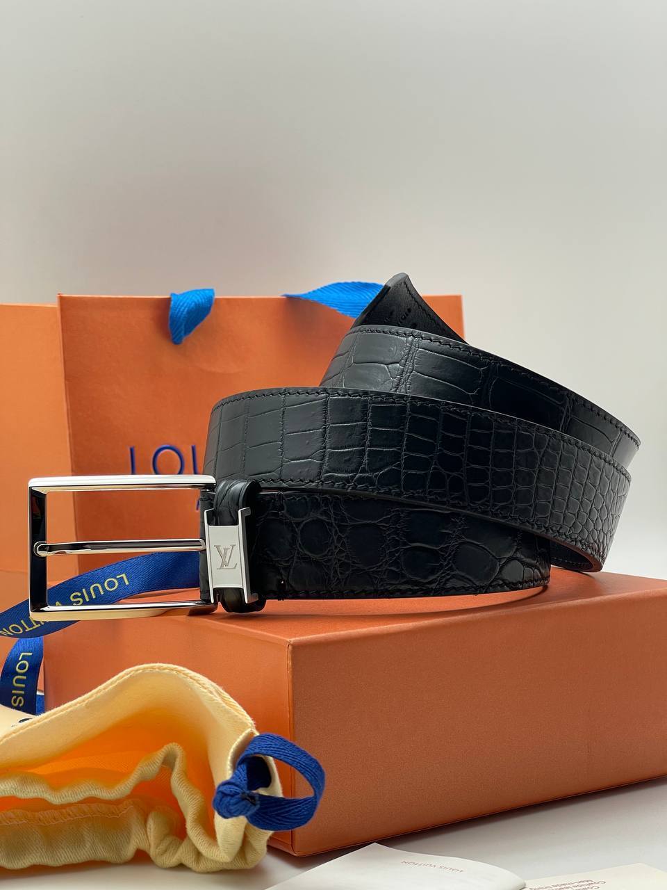 Ремень Louis Vuitton из крокодиловой кожи BP-33636 Ремень Louis Vuitton из крокодиловой кожи BP-33636