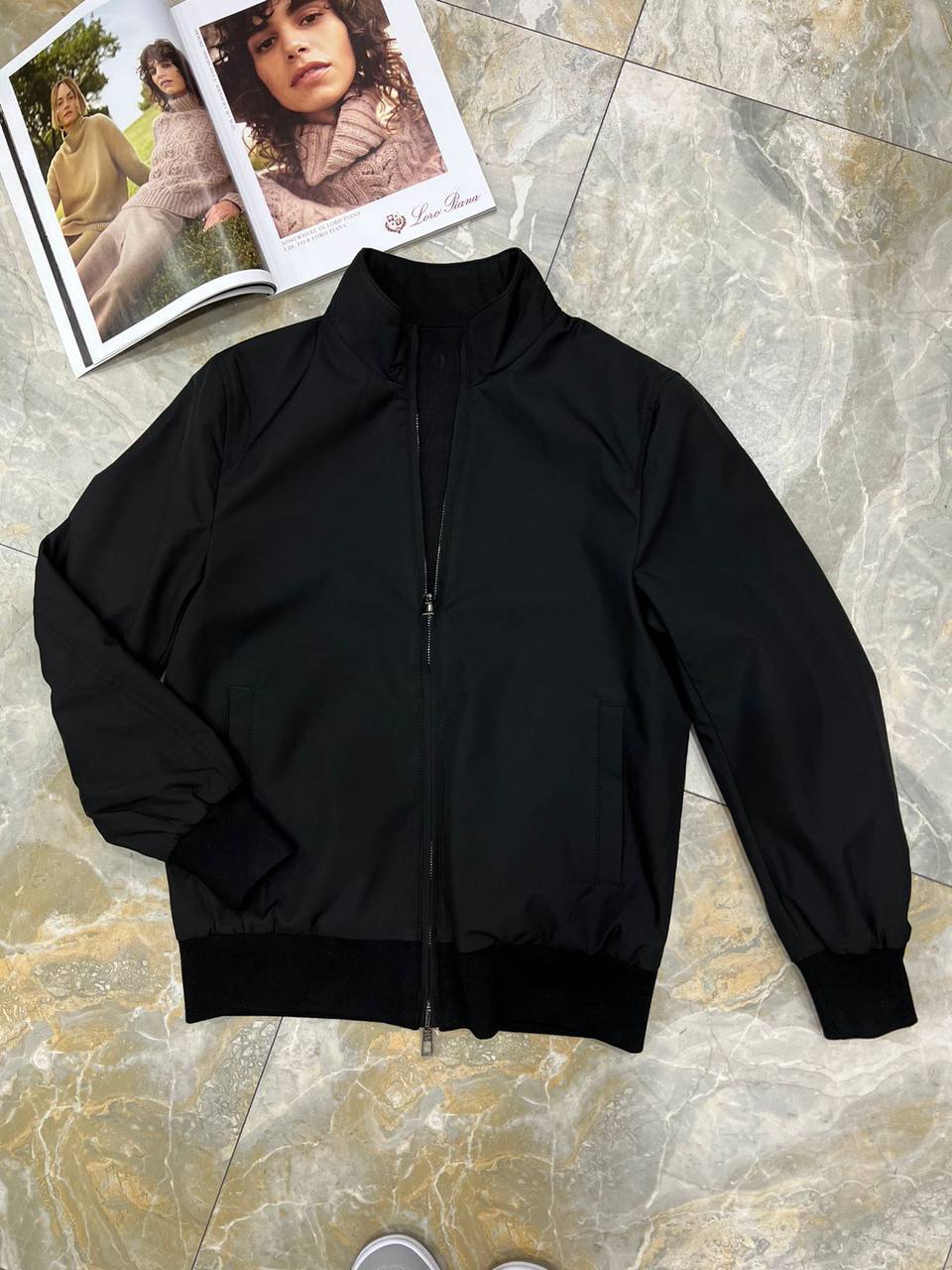 Коллекционный двухсторонний бомбер Loro Piana BP-22025 Коллекционный двухсторонний бомбер Loro Piana BP-22025