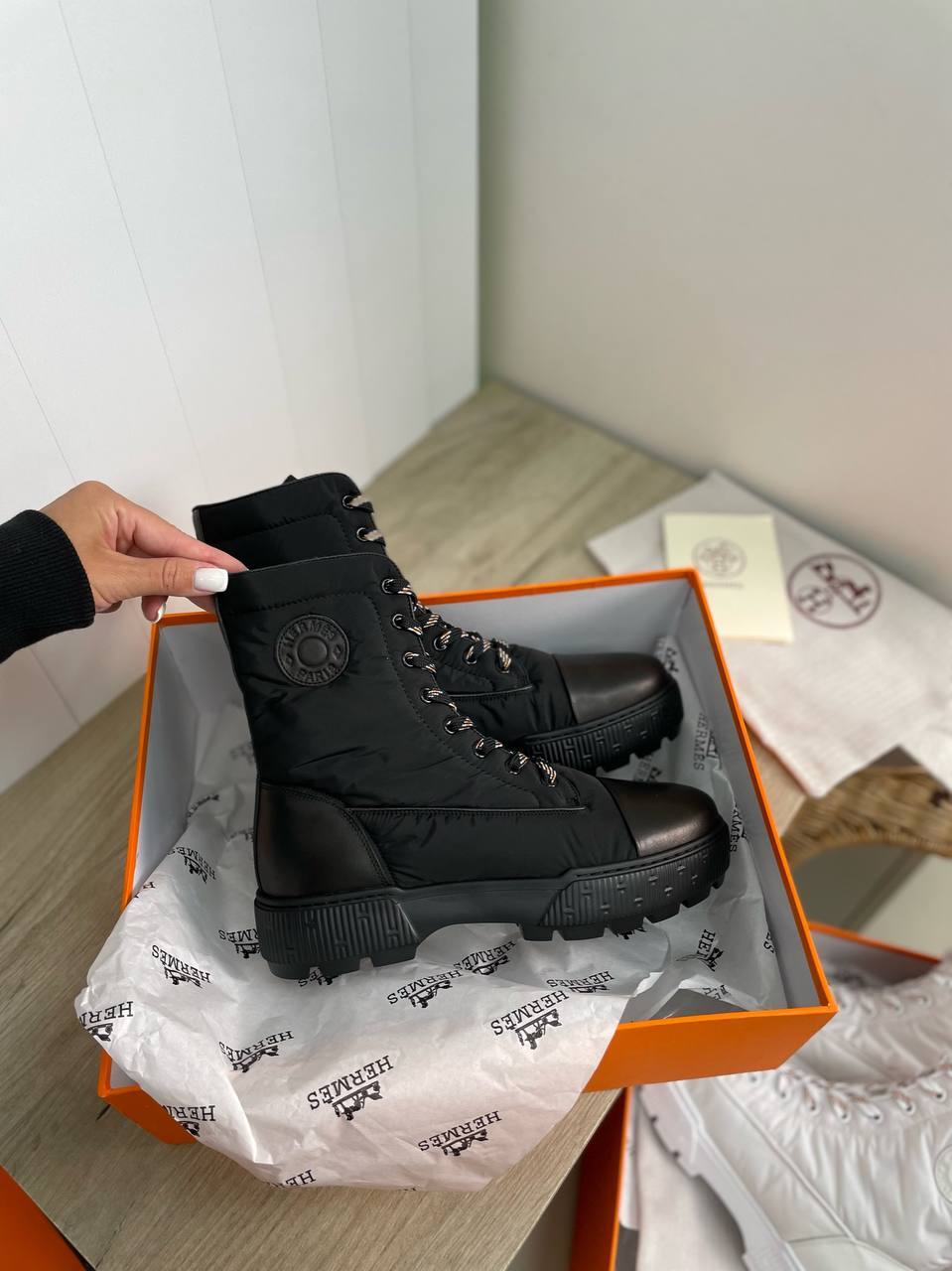 Коллекционные ботинки Hermes BP-19173 Коллекционные ботинки Hermes BP-19173