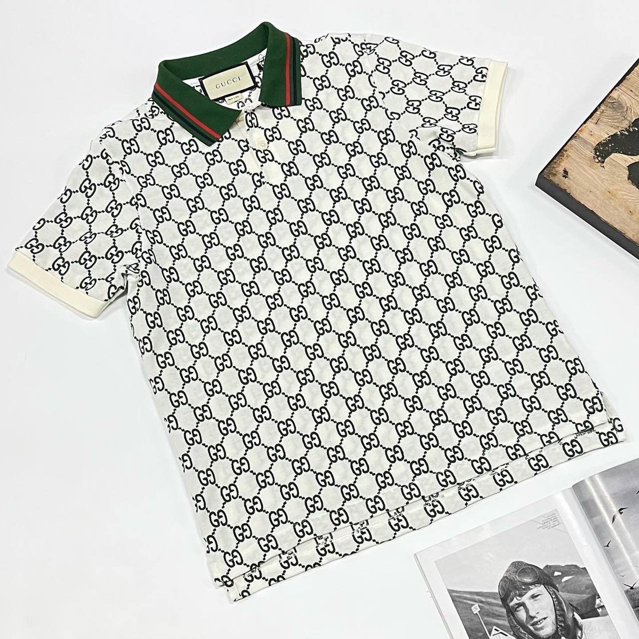 Стильное поло BP-16529 Gucci Стильное поло BP-16529 Gucci