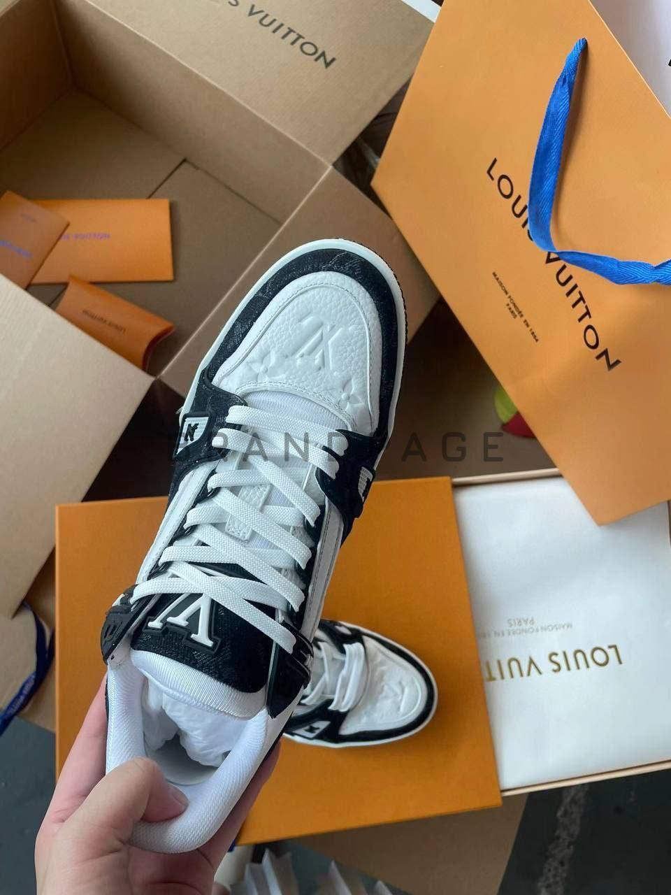 Кожаные кроссовки Louis Vuitton BPLUX12444 Кожаные кроссовки Louis Vuitton BPLUX12444