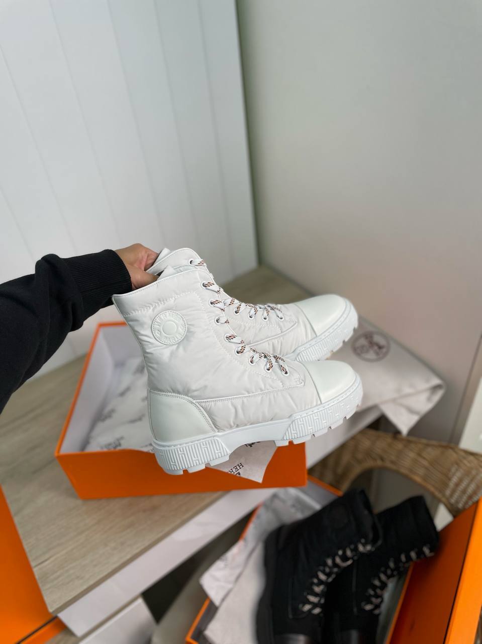 Премиум ботинки Hermes BP-39758 Премиум ботинки Hermes BP-39758