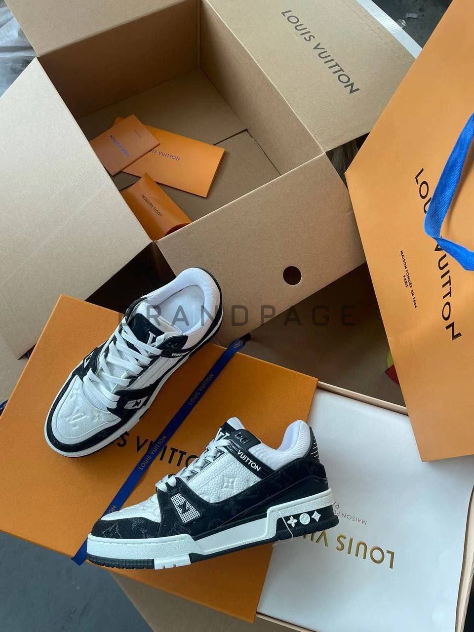 Кожаные кроссовки Louis Vuitton BPLUX12444 Кожаные кроссовки Louis Vuitton BPLUX12444