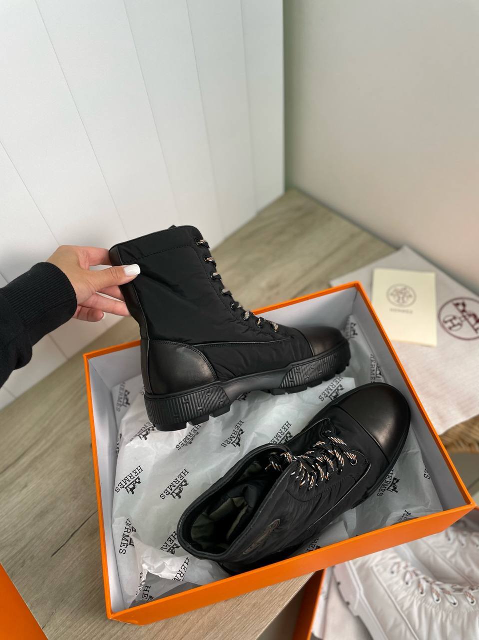 Коллекционные ботинки Hermes BP-19173 Коллекционные ботинки Hermes BP-19173