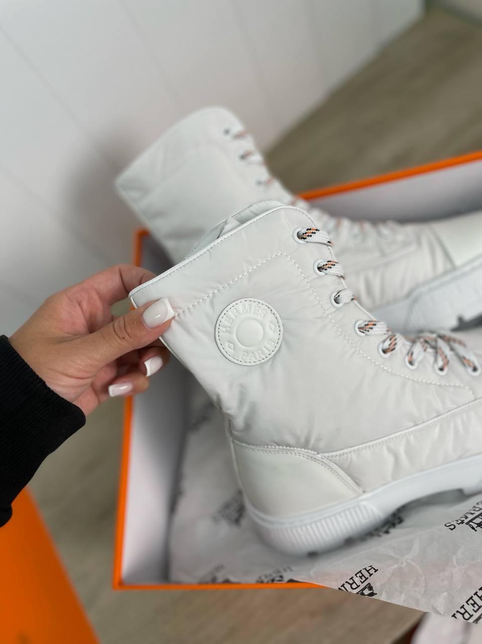 Премиум ботинки Hermes BP-39758 Премиум ботинки Hermes BP-39758