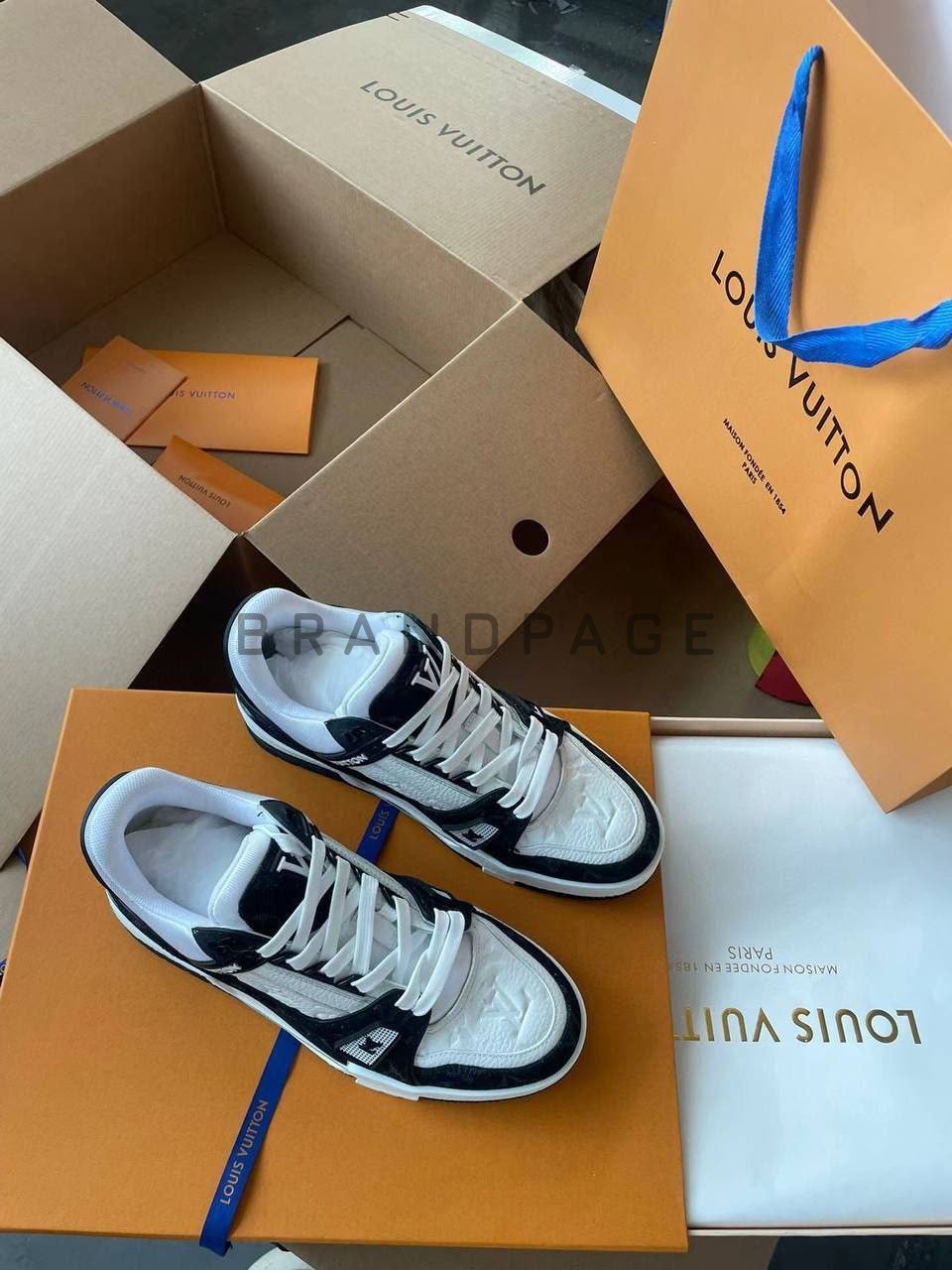 Кожаные кроссовки Louis Vuitton BPLUX12444 Кожаные кроссовки Louis Vuitton BPLUX12444