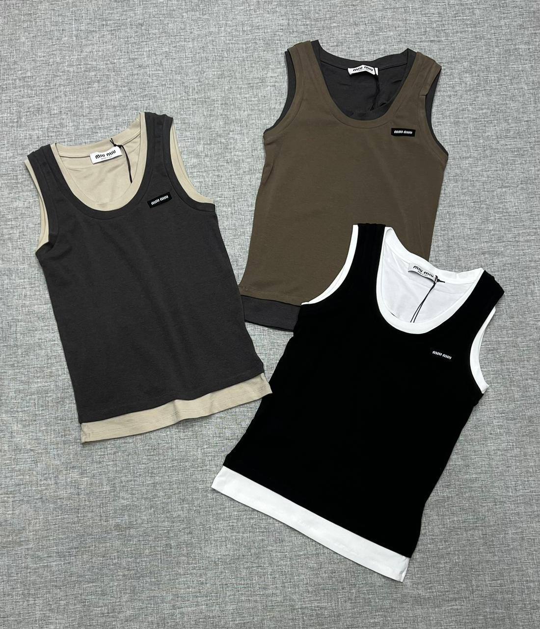 Коллекционная майка Miu Miu BP-50368 Коллекционная майка Miu Miu BP-50368