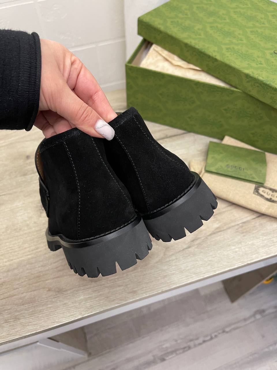 Трендовые ботинки Gucci BP-45122 Трендовые ботинки Gucci BP-45122