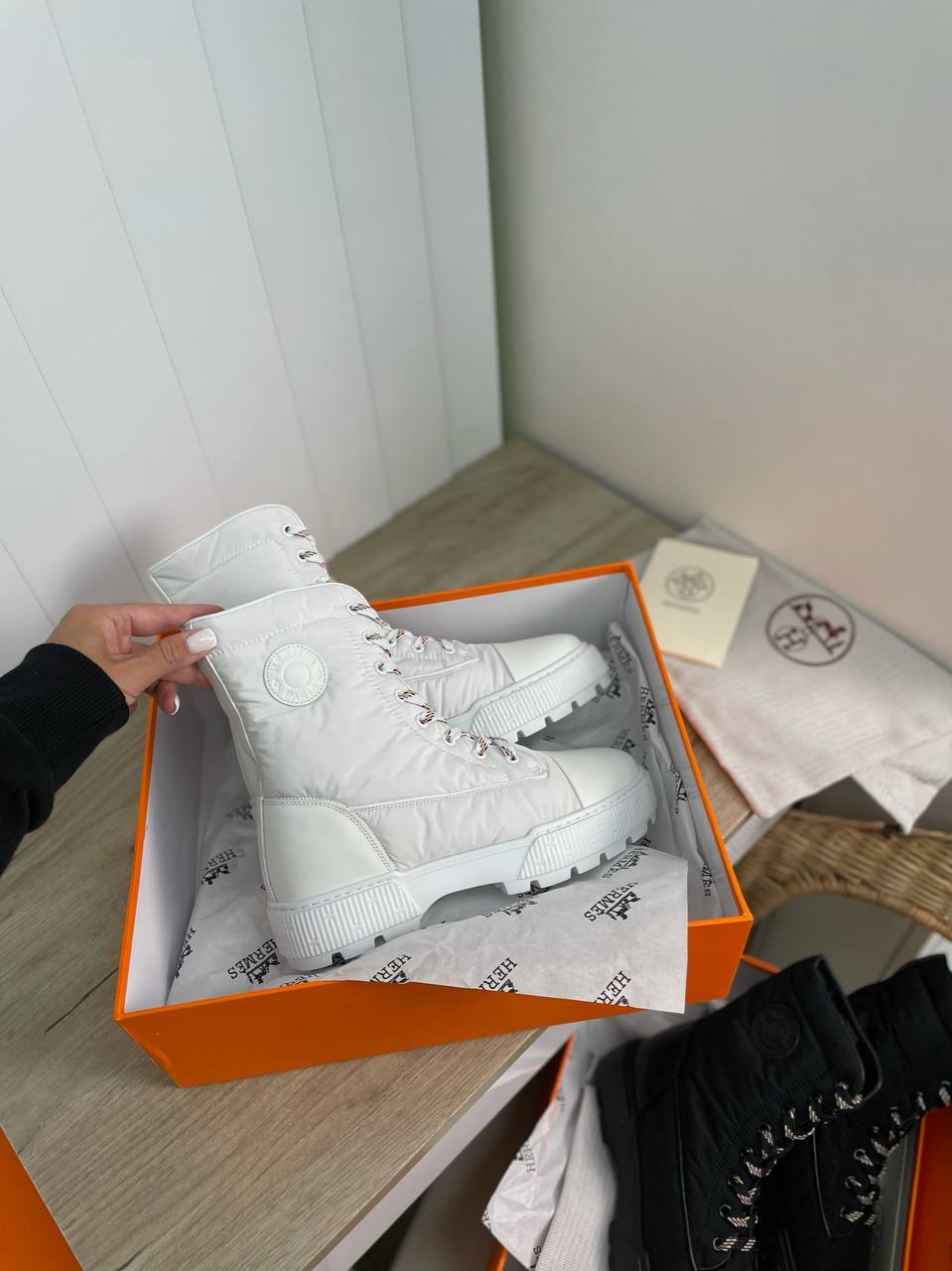 Премиум ботинки Hermes BP-39758 Премиум ботинки Hermes BP-39758