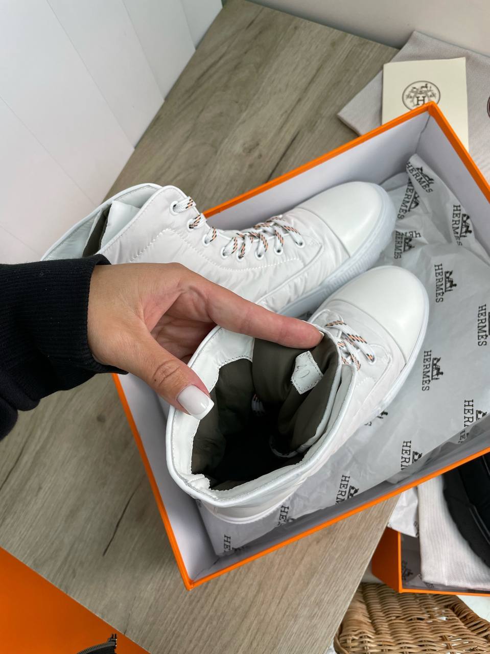 Премиум ботинки Hermes BP-39758 Премиум ботинки Hermes BP-39758