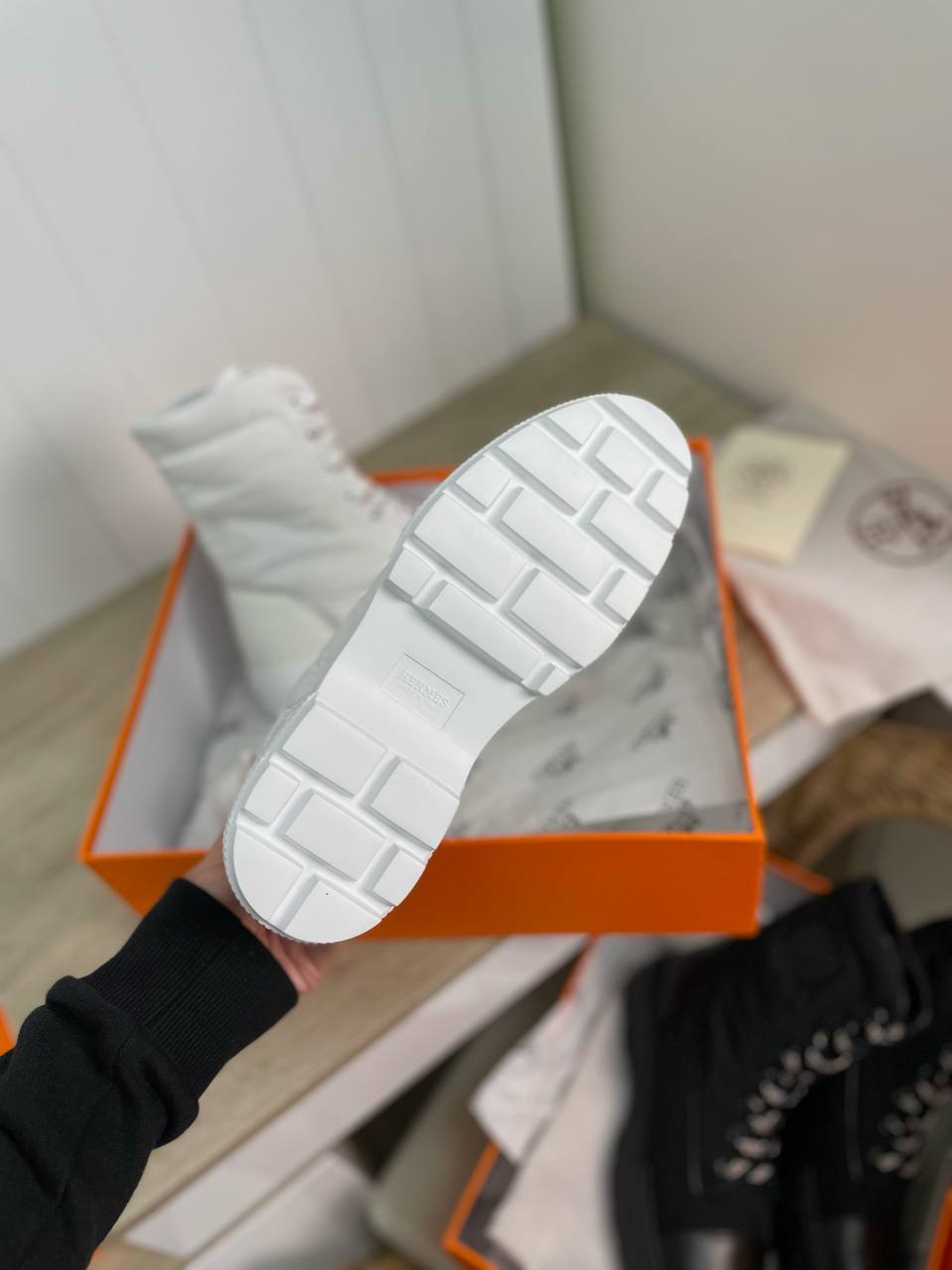 Премиум ботинки Hermes BP-39758 Премиум ботинки Hermes BP-39758